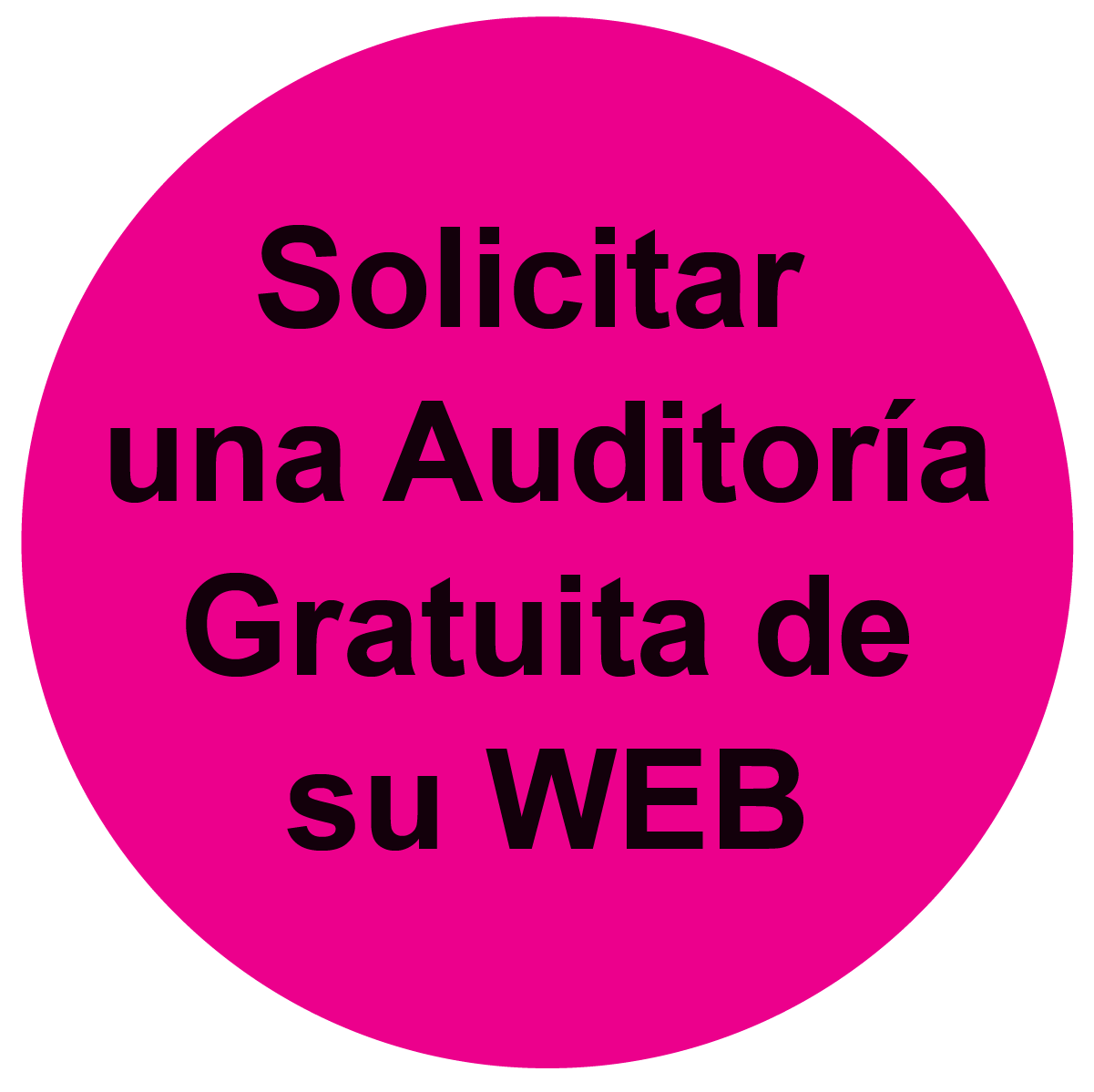 solicitar auditoría web