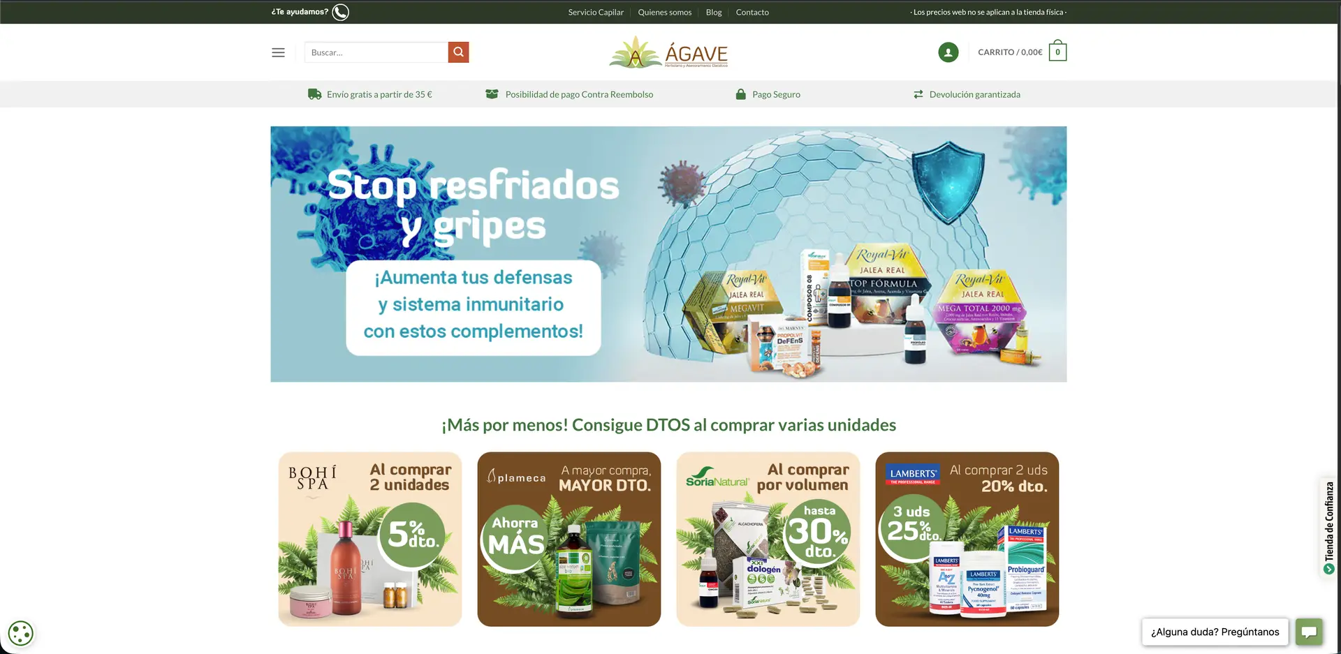 Tienda Herbolario Ágave