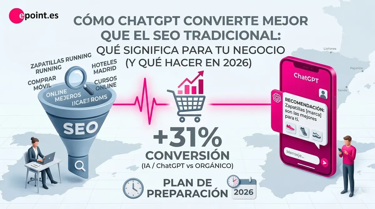 ChatGPT convierte mejor que el SEO organico no de marca