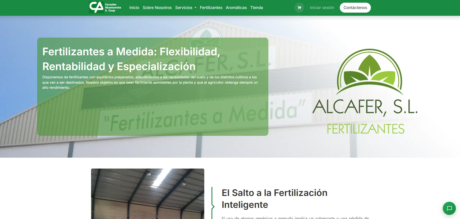 Página de fertilizantes