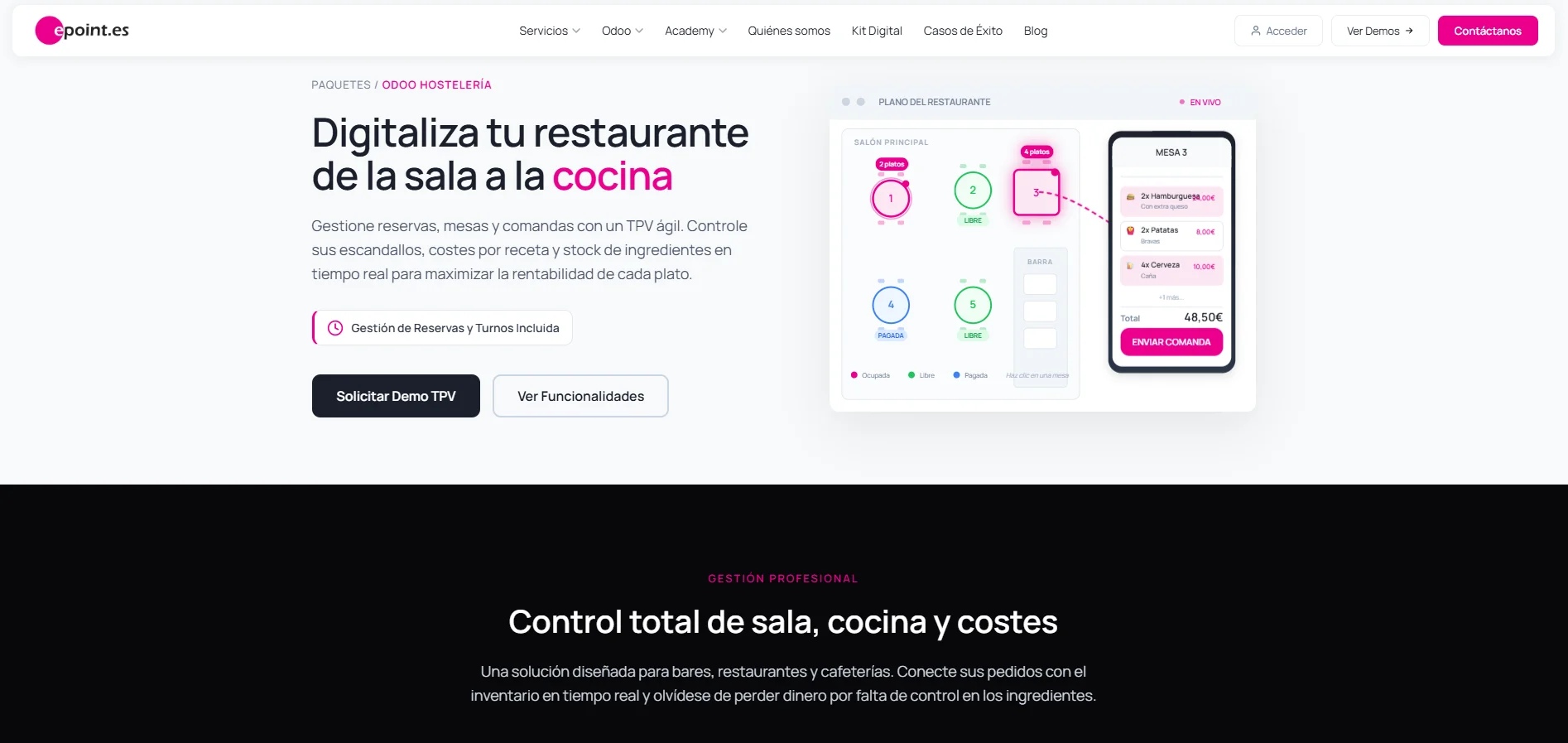 Odoo hostelería