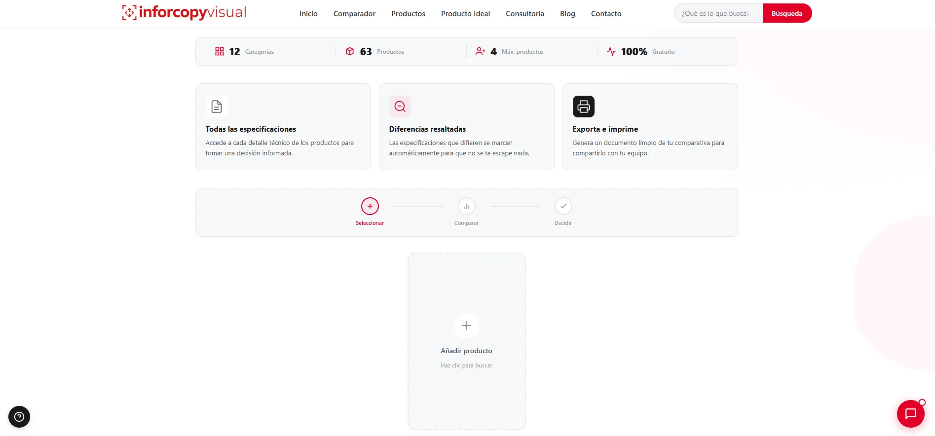 Comparador de productos