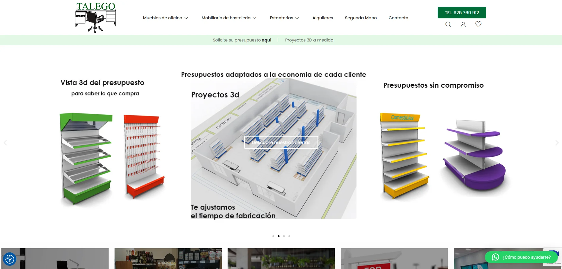 Web corporativa mueblestalego.es