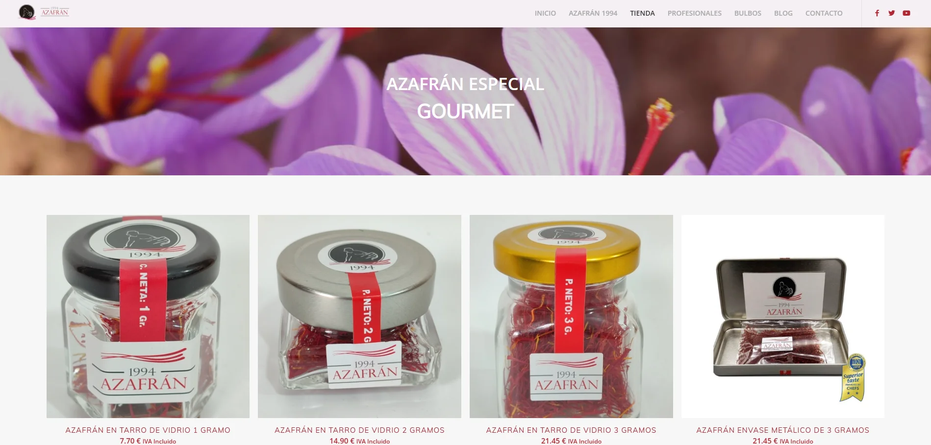 Tienda online de azafrán