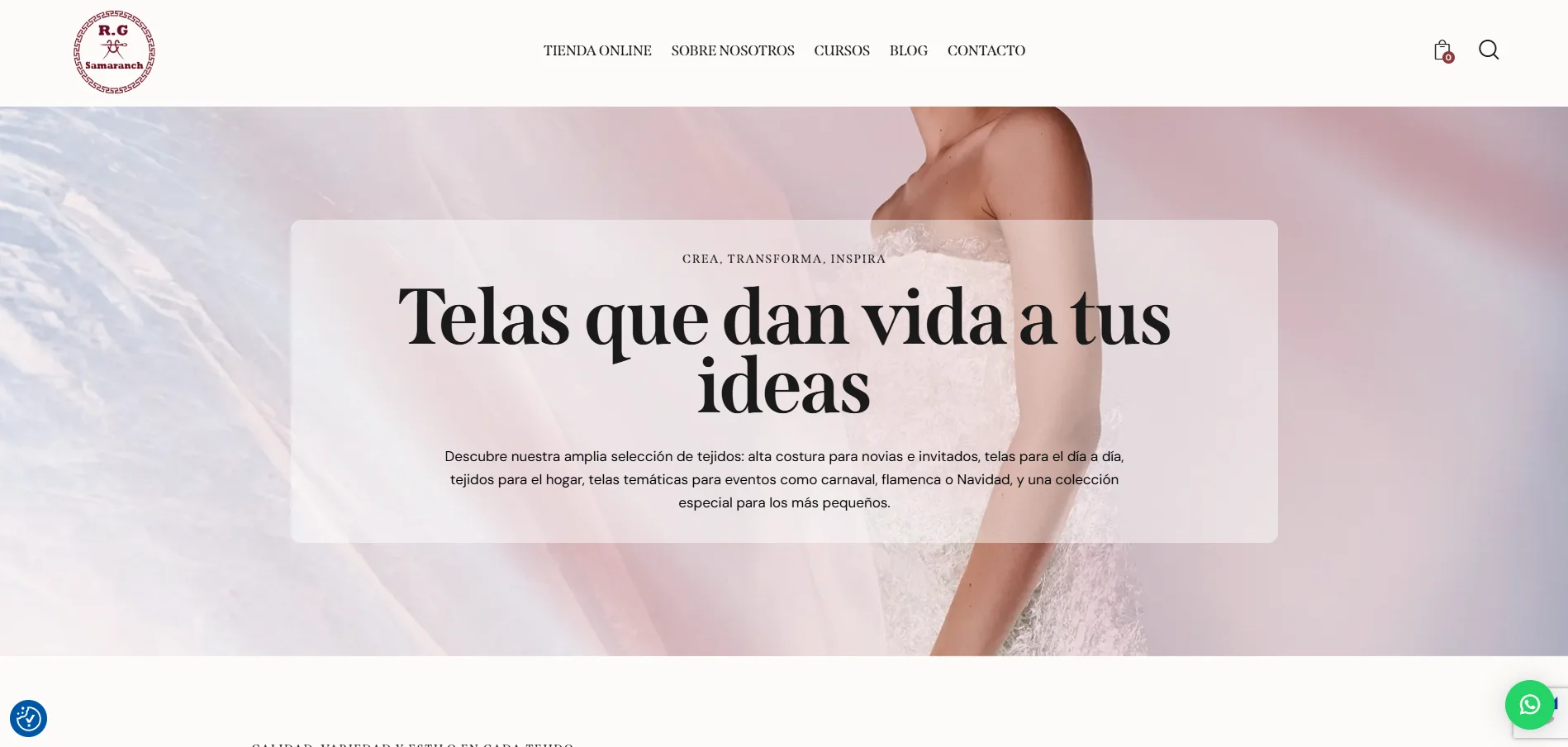 Tienda online de Samaranch Textil