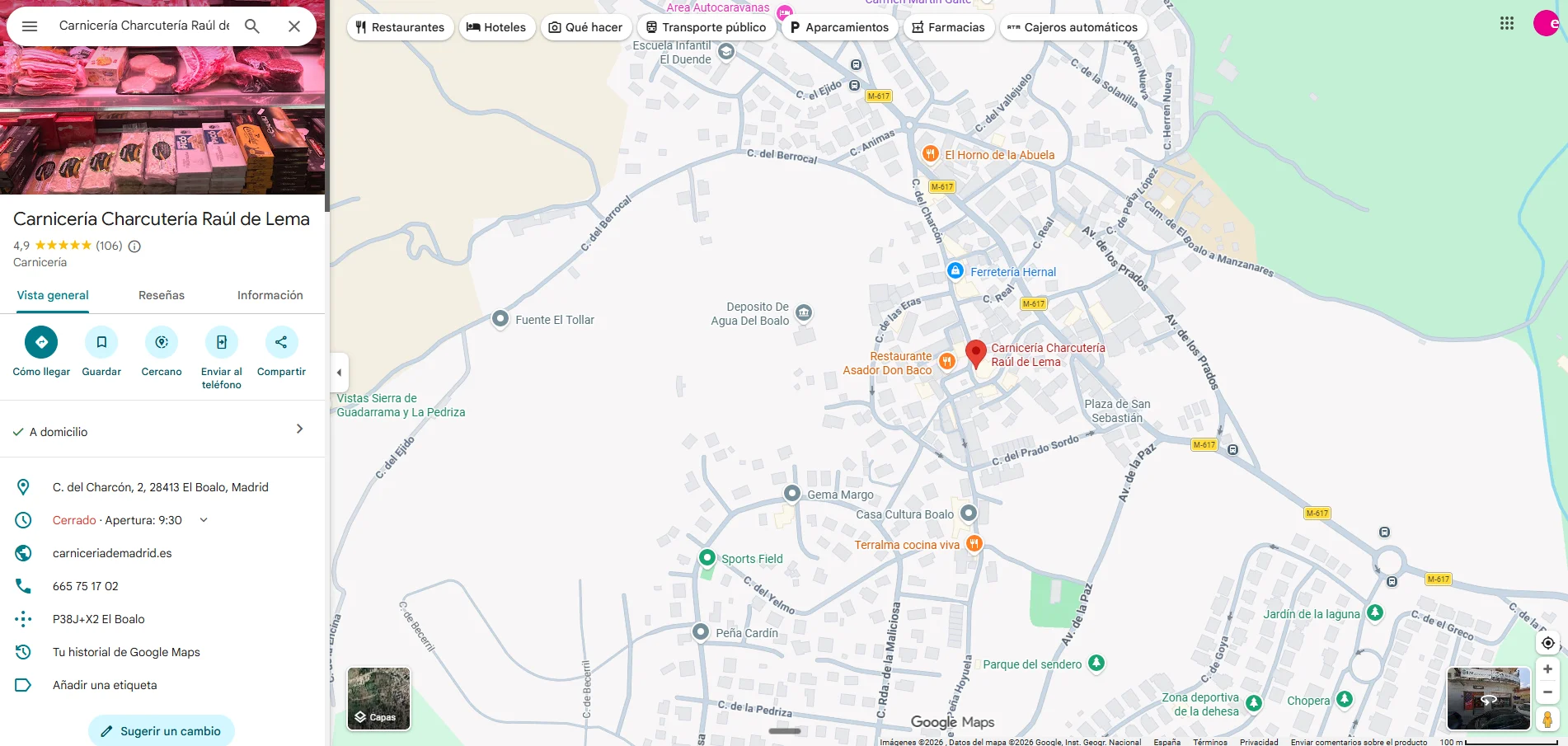 Ficha de Google Maps