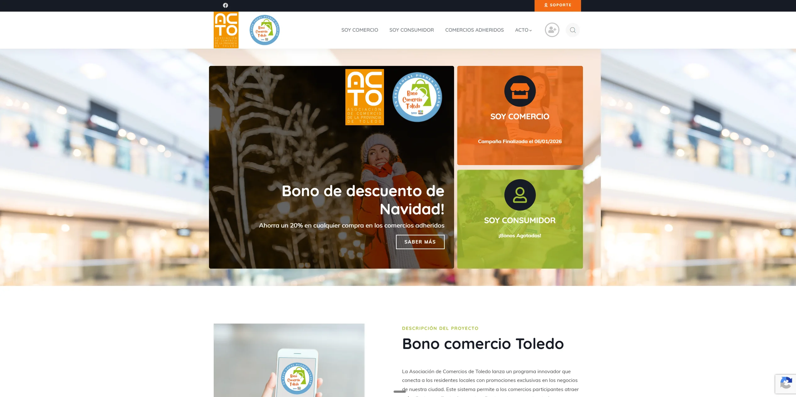 Home de Bono Comercio Toledo