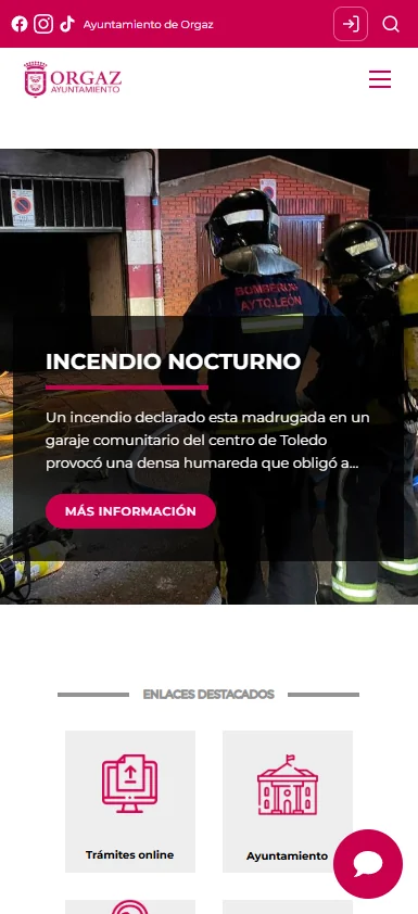 Web Ayuntamiento movil