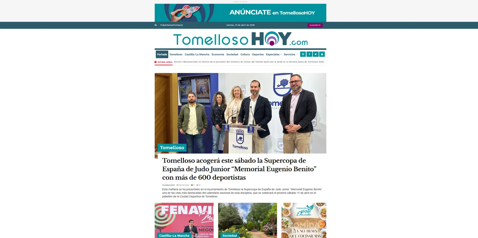 Home TomellosoHOY con noticia