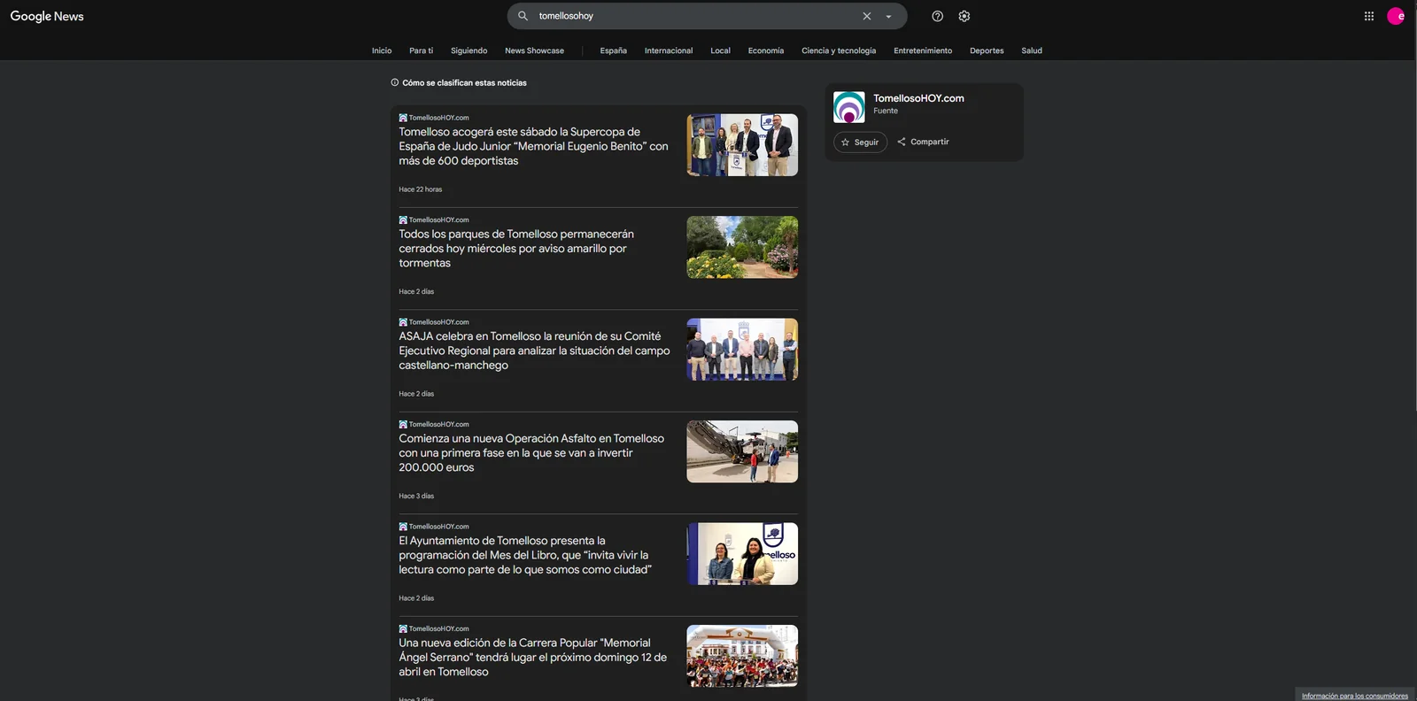 TomellosoHOY en Google News
