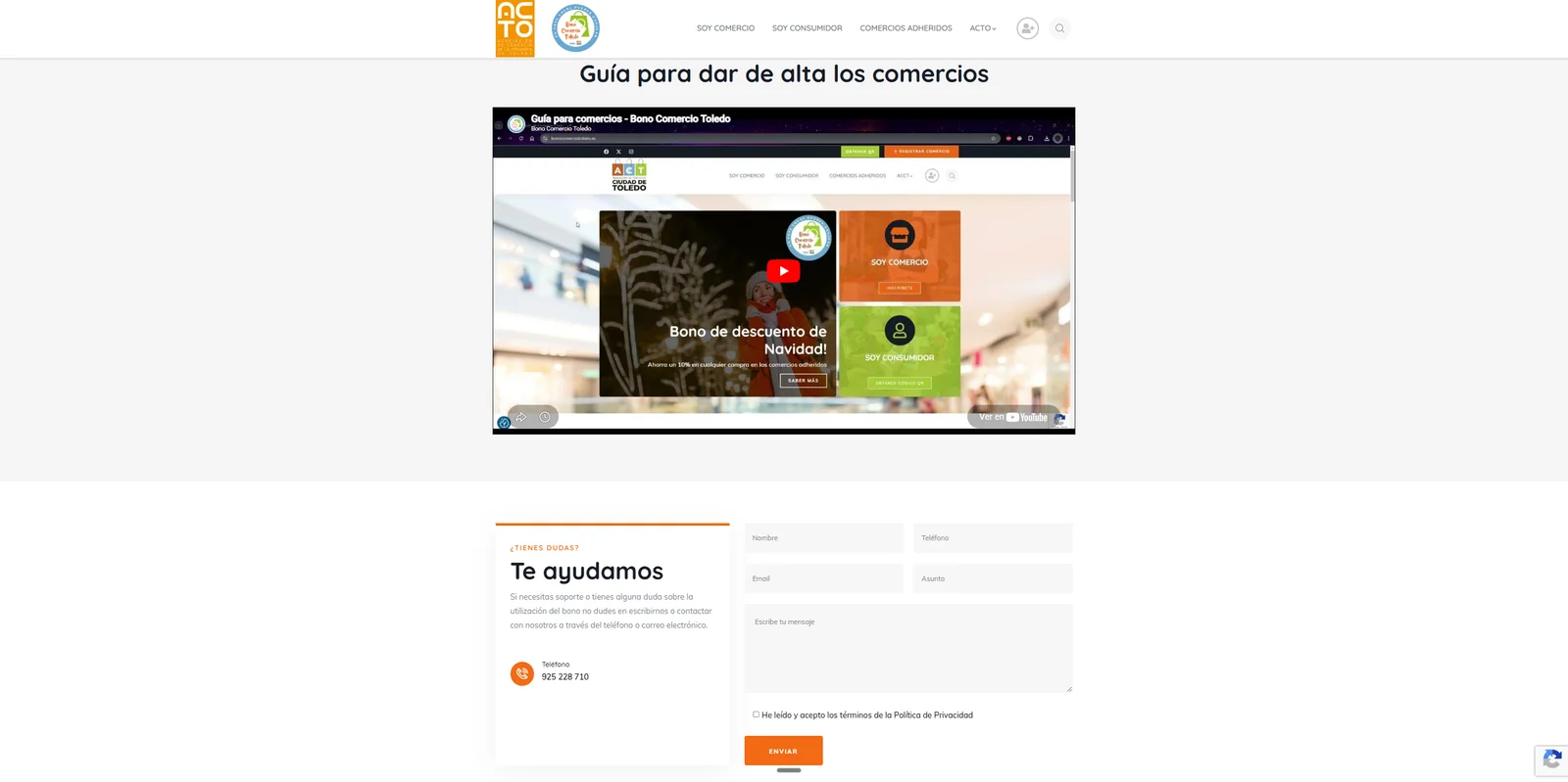 Guia para dar de alta comercios