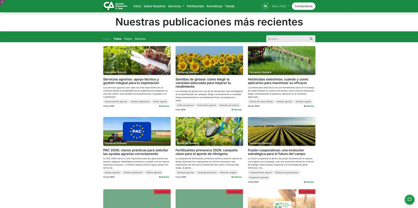 Blog publicaciones Alcamancha
