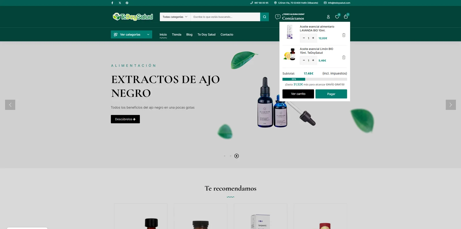 Home Te Doy Salud extractos