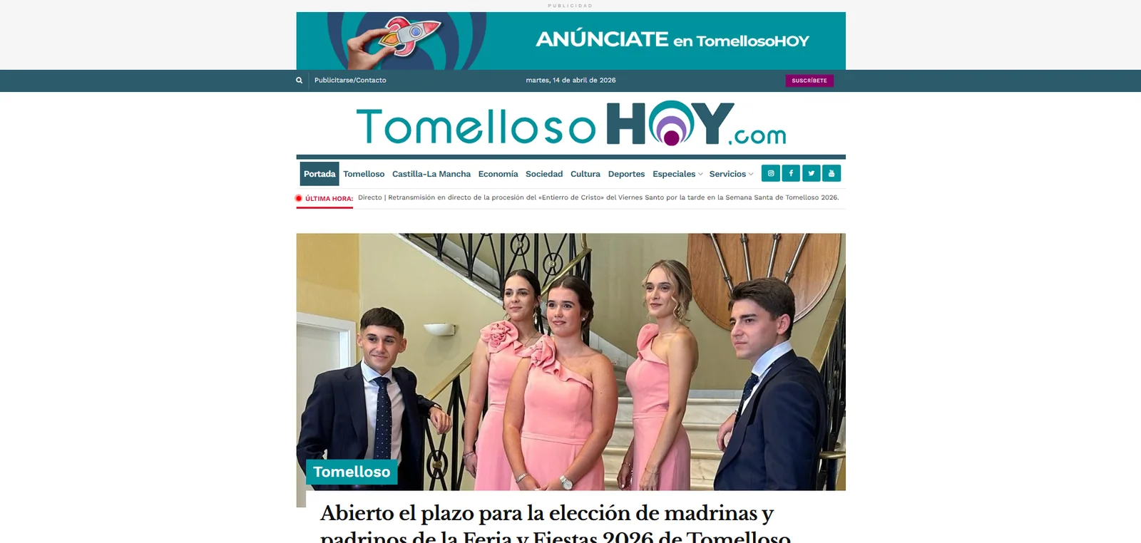 Artículo Feria Tomelloso madrinas