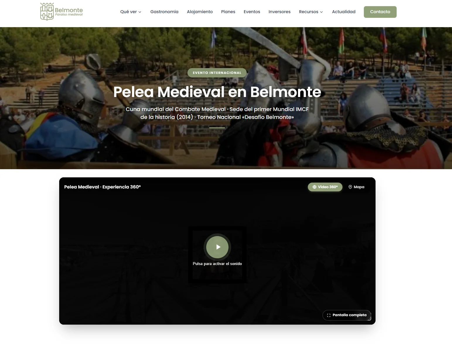 Pelea Medieval en Belmonte