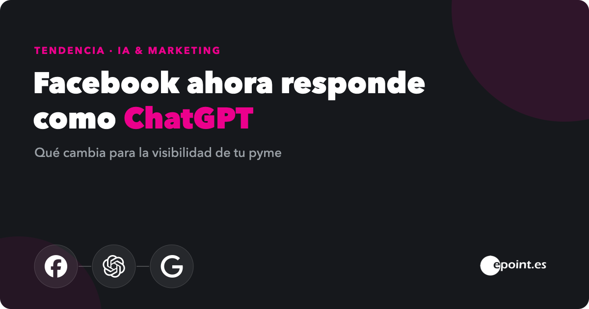Meta convierte Facebook en un buscador con IA: qué cambia para tu pyme