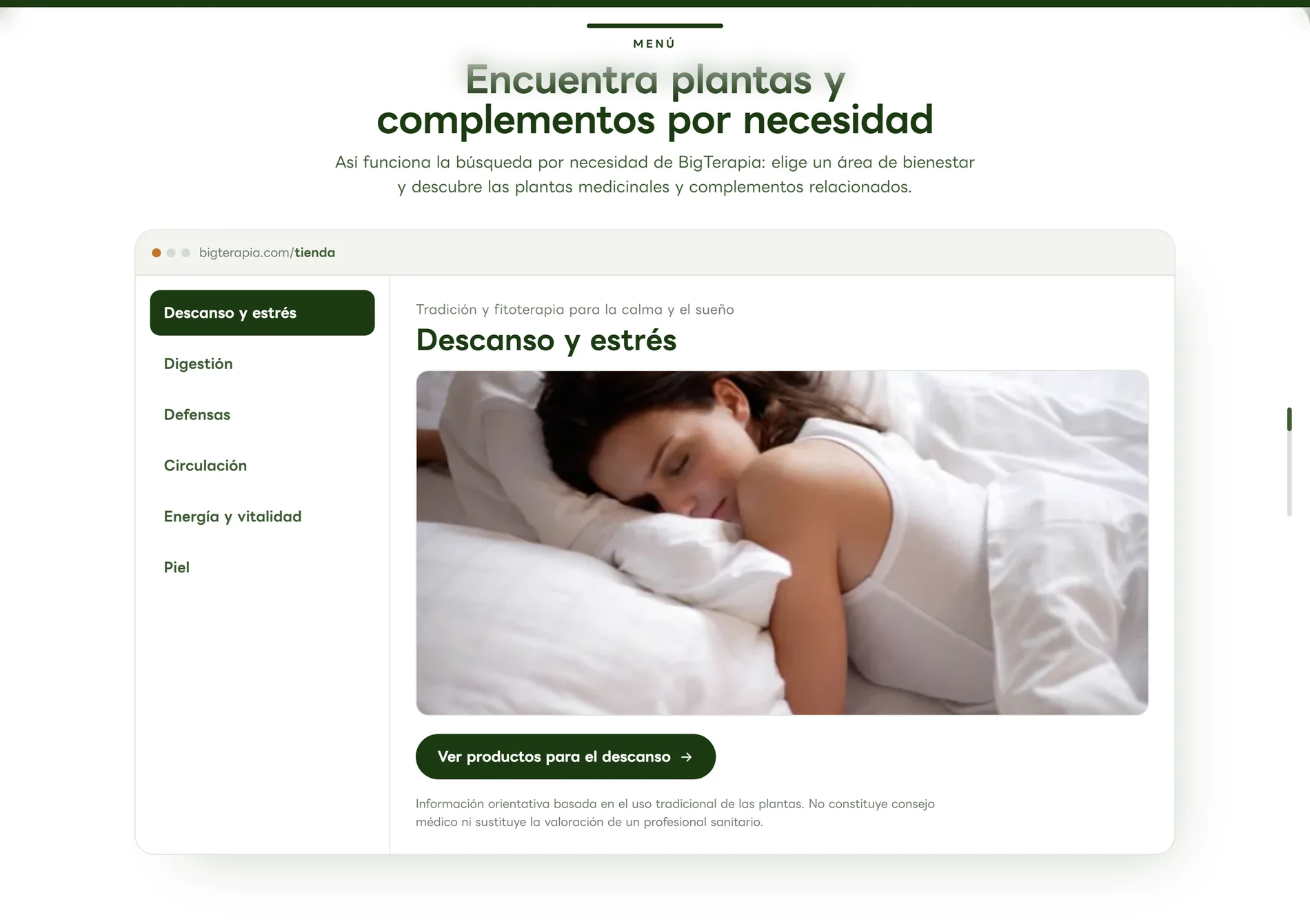 Búsqueda por necesidad