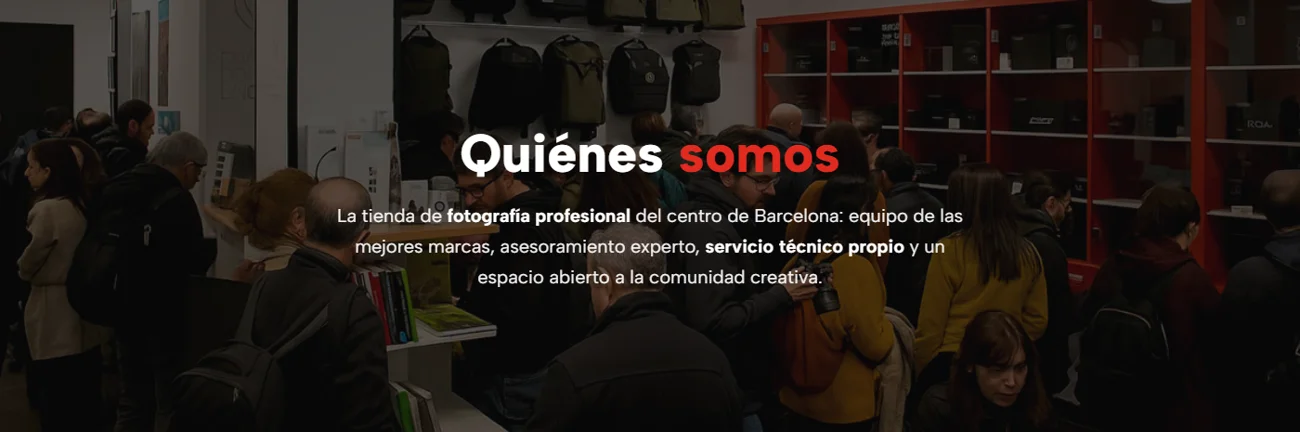Óptica Fija, tienda de fotografía profesional en el centro de Barcelona