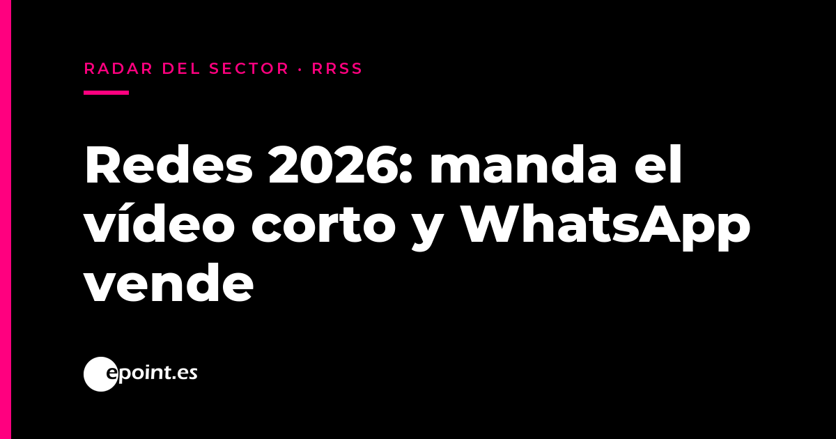 Redes sociales 2026