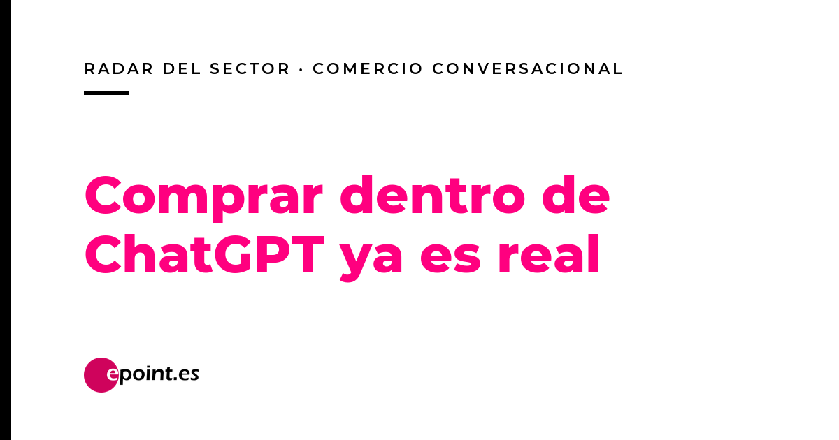 Comprar dentro de ChatGPT ya es real en EE. UU.