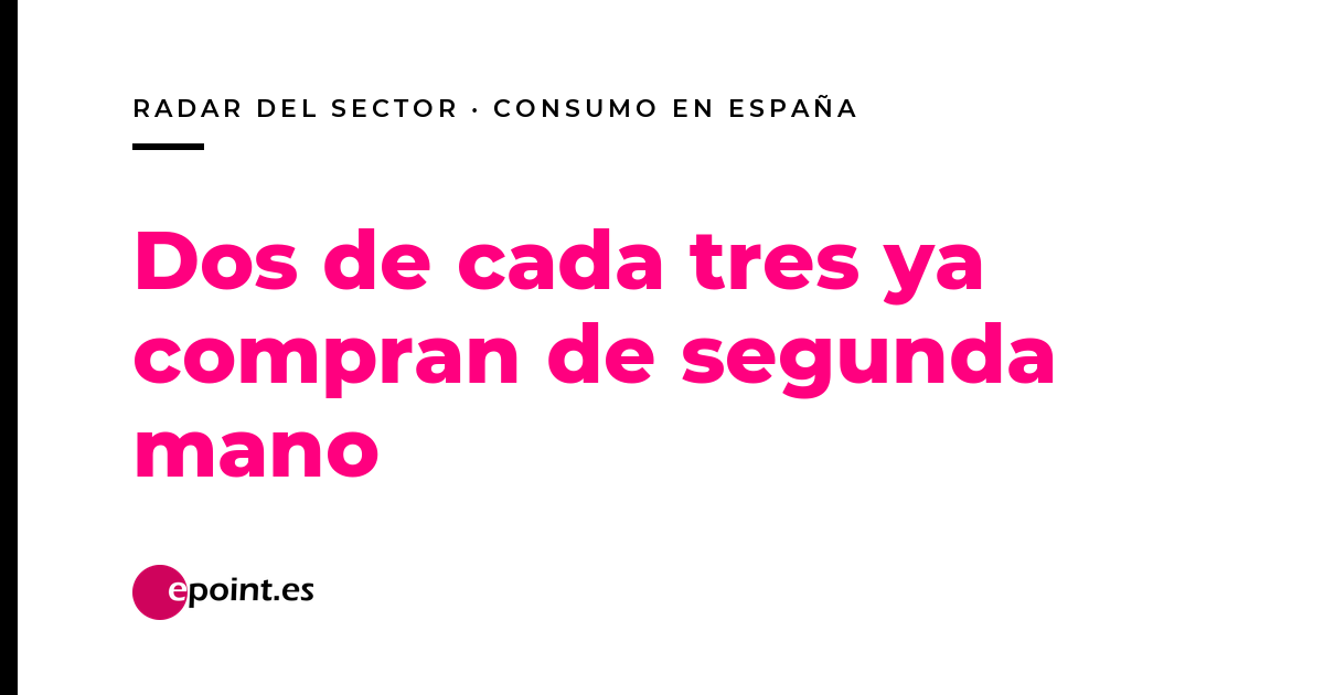 Dos de cada tres españoles ya han comprado de segunda mano: lo que eso le exige a tu ficha de producto