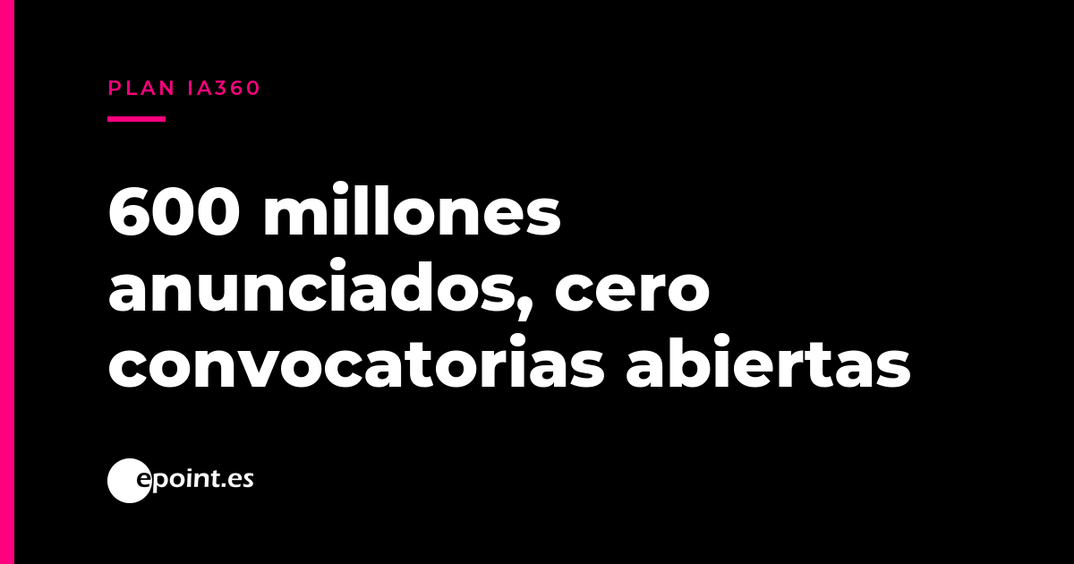 Bono de IA para pymes: 600 millones anunciados y ninguna convocatoria abierta