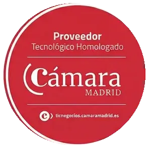 Proveedor tecnológico homologado de la Cámara de Comercio de Madrid